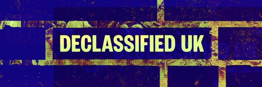 Declassified UK was founded in 2019 by Matt Kennard and historian Mark Curtis
