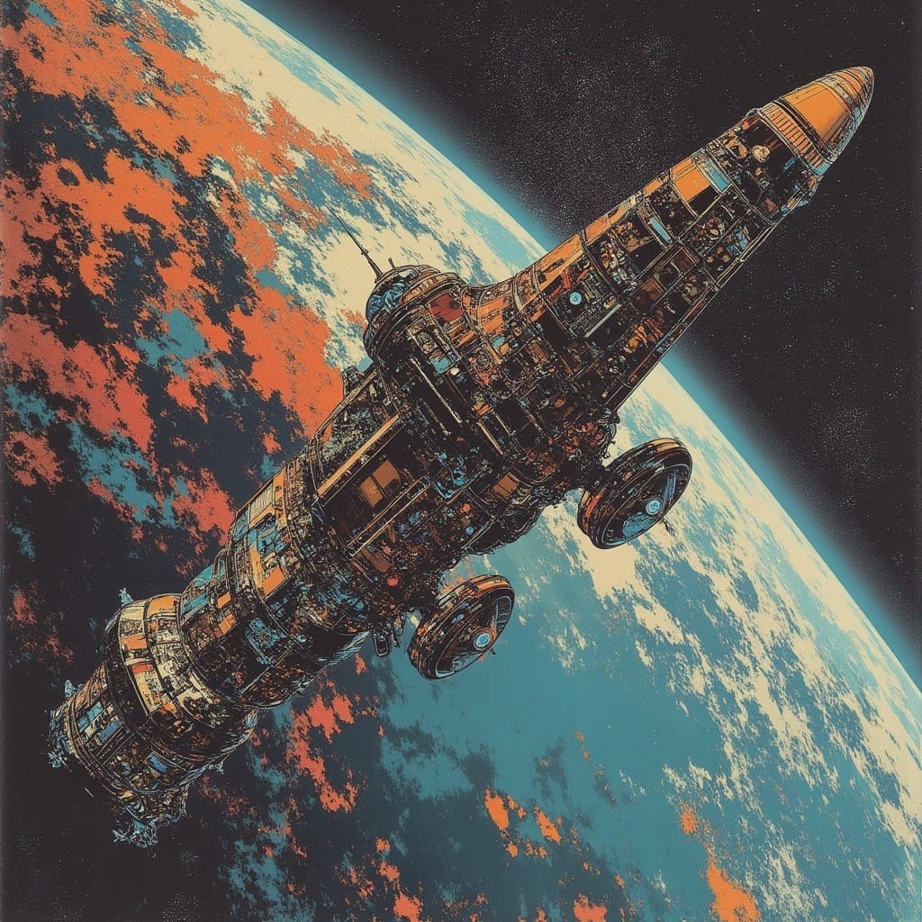 8 Huge Space station leaves Earths orbit EPE2
