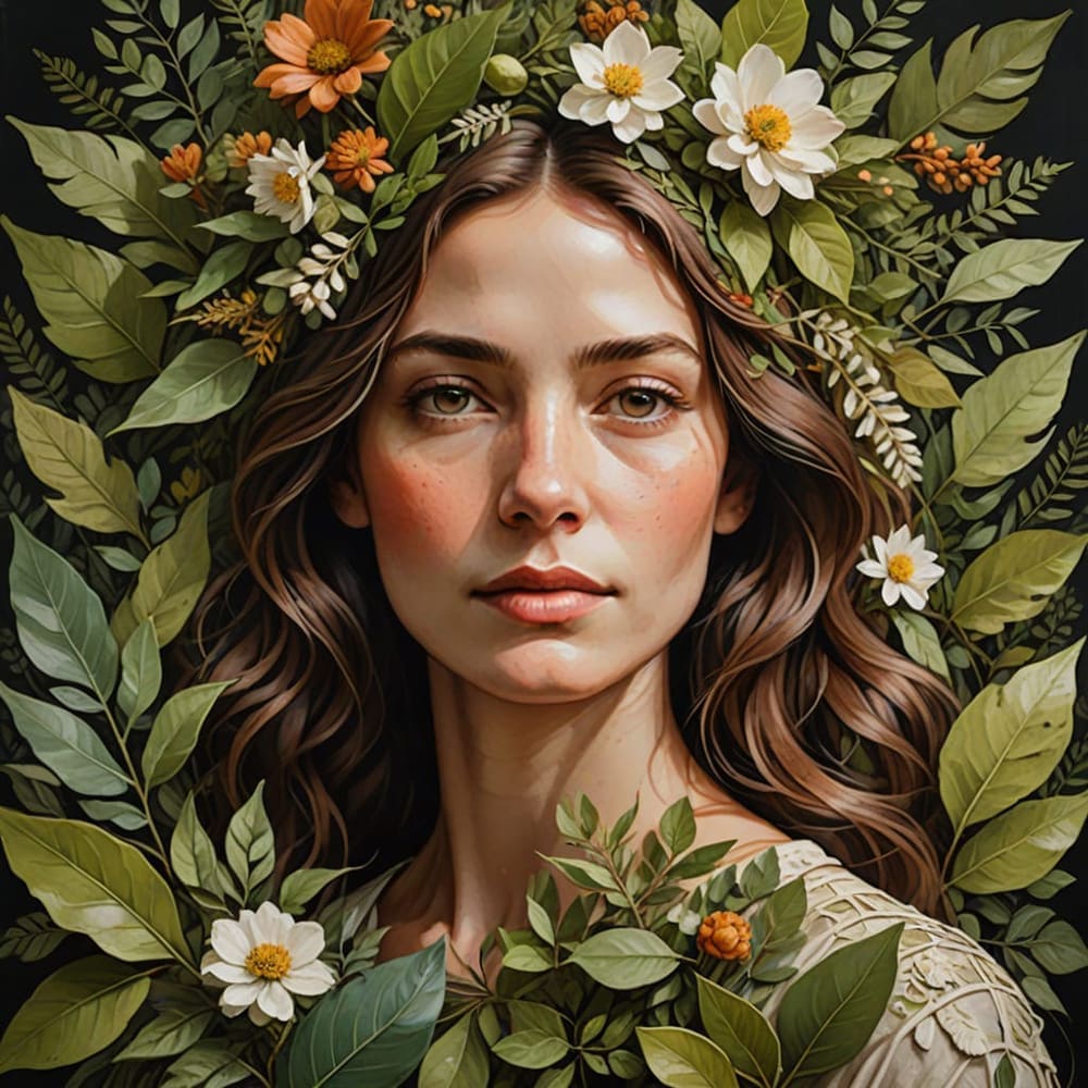 Ecological Art Woman